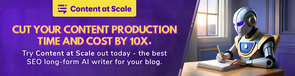Content at Scale Banner